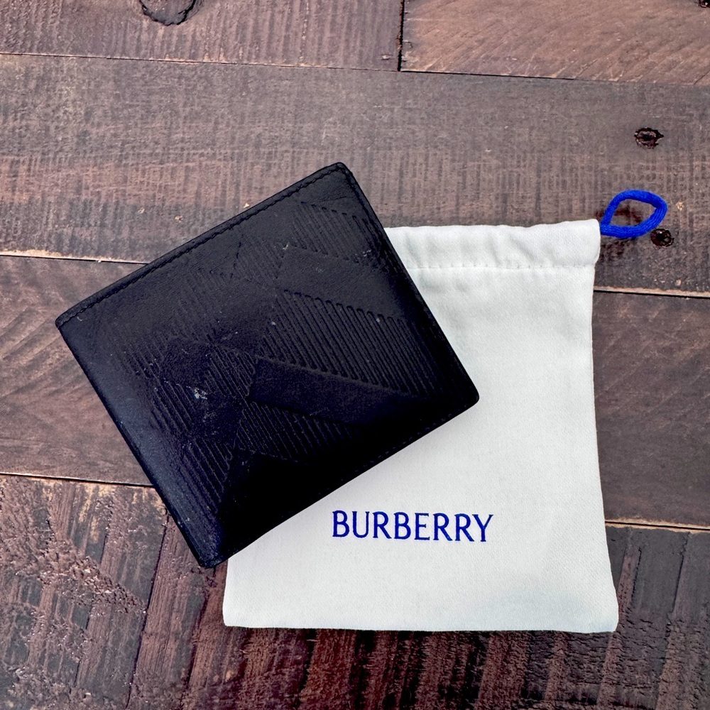 Burberry leather wallet